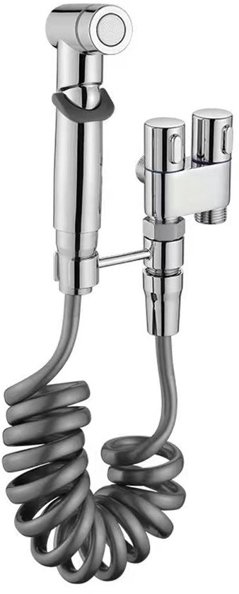 Profielenloods - Bidet sprayer with hose - 1/2 connection - Chrome