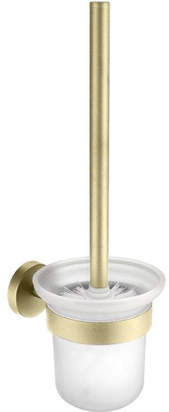 Profielenloods - Toilet brush holder brushed gold - mount with screw
