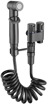 Profielenloods - Bidet sproeier met slang - 1/2 aansluiting - Gun metal - afbeelding 1