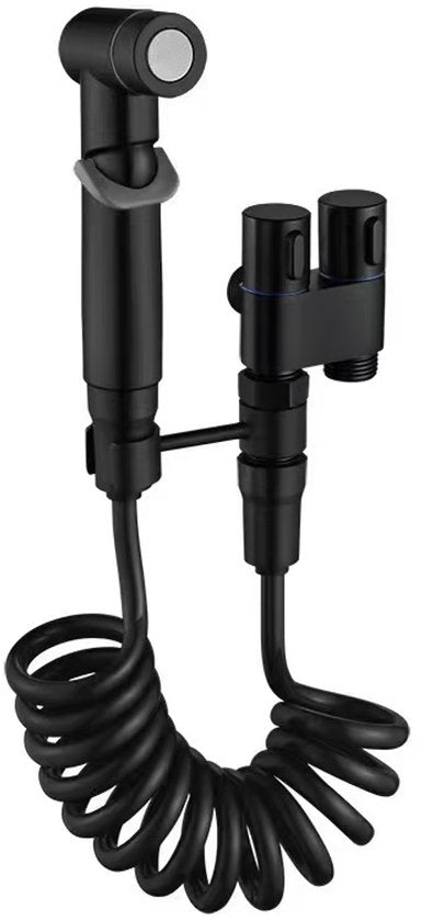 Profielenloods - Bidet sprayer with hose - 1/2" connection - Matte black