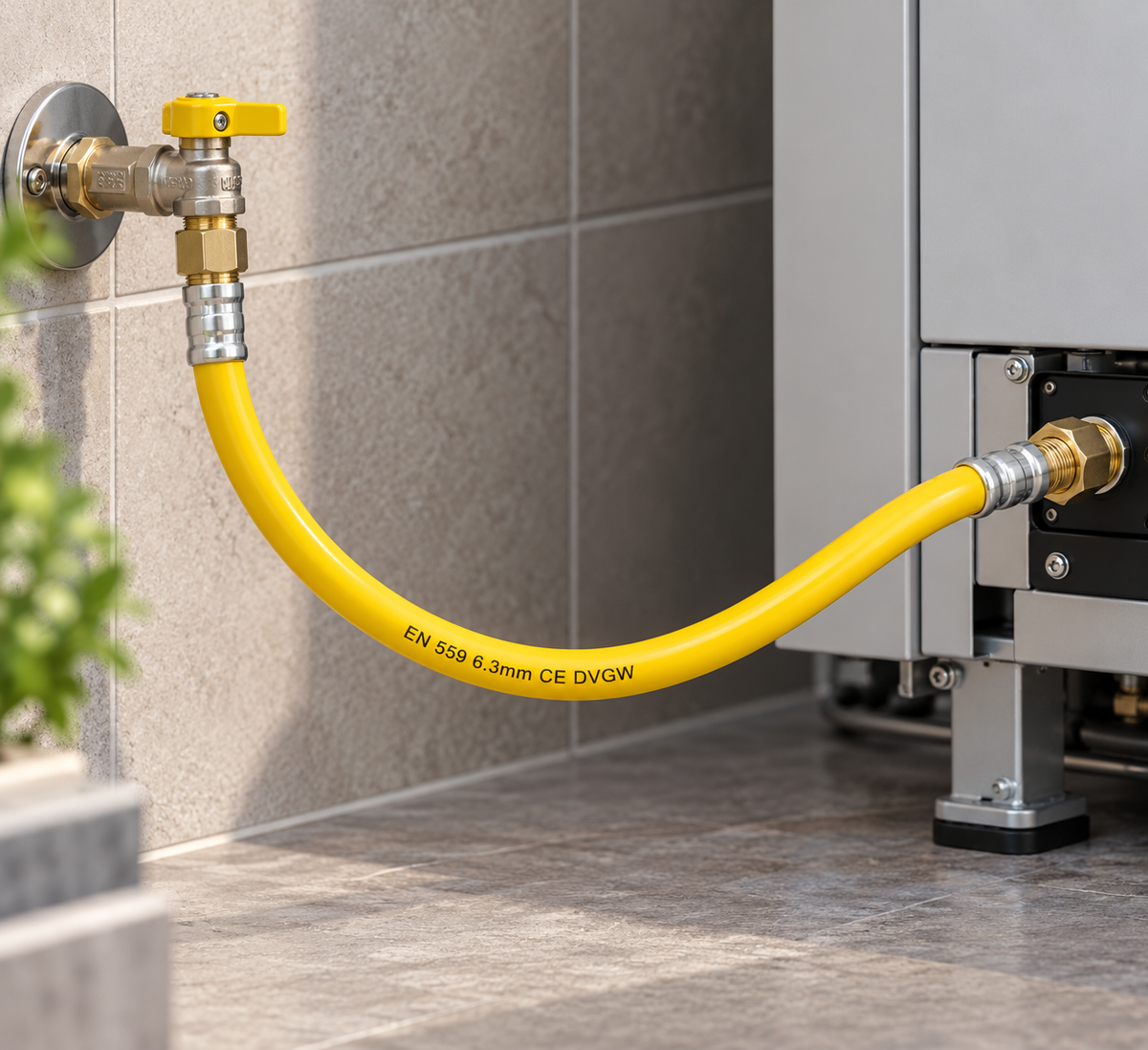 Profielenloods - Premium Gasslang M24 x M24 Lengte 1000mm (100cm)