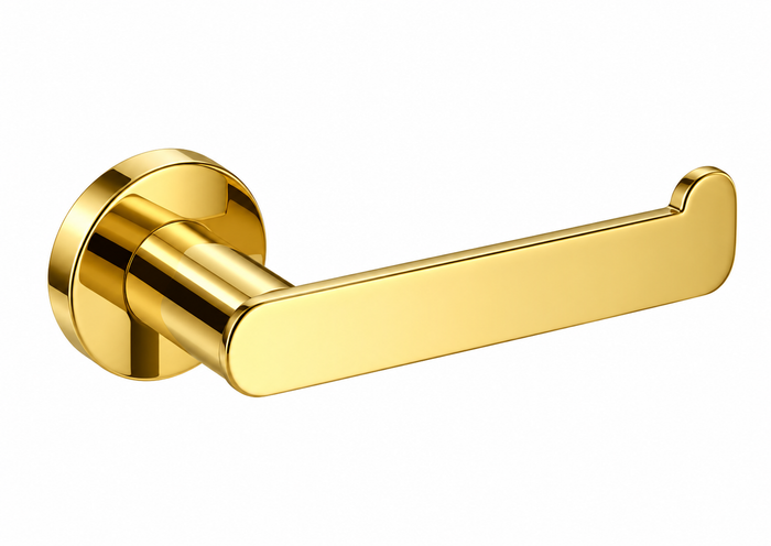 Profielenloods - WC-rolhouder – Glans Goud – Montage met Schroef