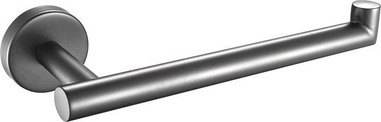 Profielenloods - Towel holder gunmetal - Mount with screws