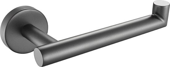 Profielenloods - Wc rol houder monteren met schroeven - Gun Metal