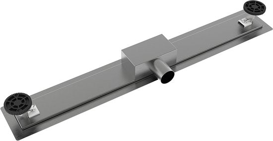 Profielenloods - Douchegoot Gun metal - Drain - 70cm - afbeelding 3