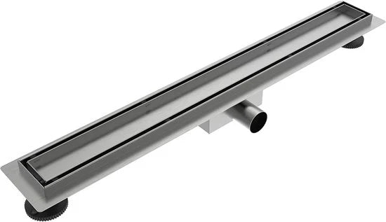 Profielenloods - Duschrinne Gun Metal - Ablauf - 70 cm