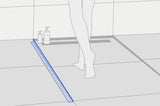 Afschotprofiel Links 1,20 meter Gunmetal (RVS) - afbeelding 1