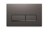 Profielenloods - Bedieningspaneel gunmetal chroom - Passend op Geberit up 300 up320 up720 - Rechthoek - afbeelding 1