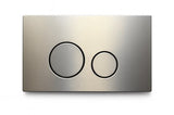 Profielenloods - Bedieningspaneel RVS - Gunmetal - Passend op Geberit up 300 up320 up720 - Rond - afbeelding 1