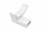 Profielenloods – Einkap Wandaansluitprofiel Links – Wit - 1 stuks - afbeelding 1