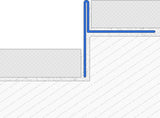 Afschotprofiel Rechts 1,20 meter Mat zwart (RVS) - afbeelding 3