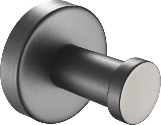 Profielenloods - Handtuchhaken Gunmetal - Montage mit Schrauben