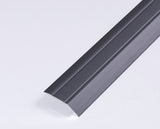 Zelfklevend overgangsprofiel hoogteverschil Gunmetal - lengte 1,50 meter - afbeelding 2