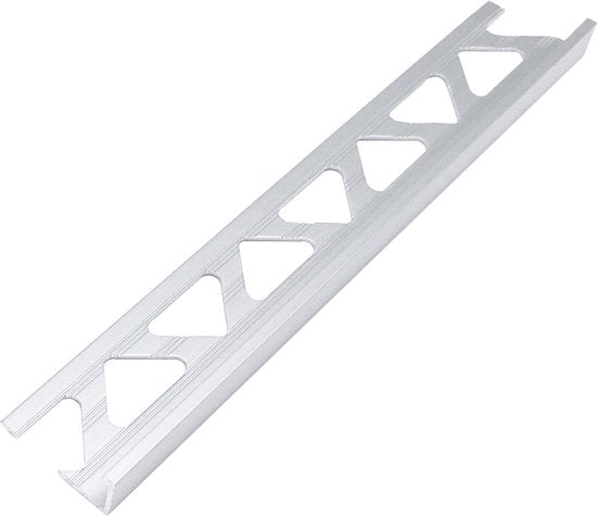 Aluminium Mat Zilver Tegelprofiel 8mm - lengte 2,50 meter - afbeelding 4