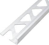Aluminium Mat Zilver Tegelprofiel 10mm - lengte 2,50 meter - afbeelding 5