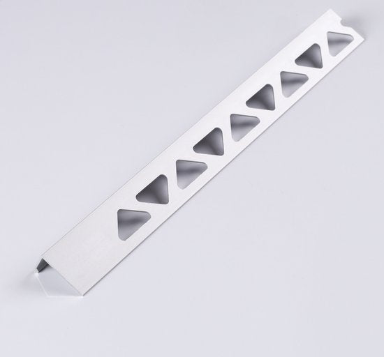 Aluminium Mat Zilver Tegelprofiel 6mm - lengte 2,50 meter - afbeelding 4