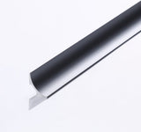 Aluminium Wandaansluitprofiel/Aanrechtprofiel Gun Metal - lengte 3 meter - afbeelding 1