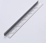 Aluminium Mat Zilver Tegelprofiel 6mm - lengte 2,50 meter - afbeelding 3