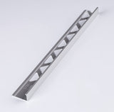 Aluminium Zilver Tegelprofiel 11mm - lengte 1 meter - afbeelding 2