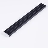Zelfklevend Trapprofiel 10 MM x 24MM Mat Zwart - lengte 1,50 meter - afbeelding 2