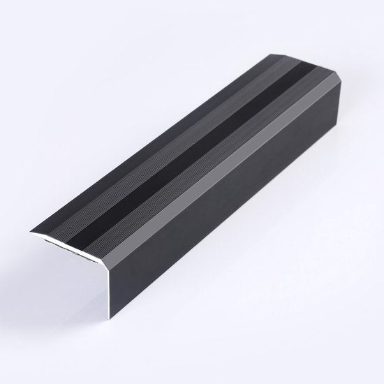 Profielenloods - Zelfklevend Trapprofiel 32MM x 45MM Mat Gun metal - lengte 1,50 meter - afbeelding 2