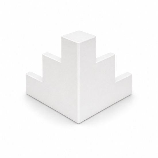 Profielenloods - 3 hoekverbinding wandaansluitprofiel - Wit - 1 stuk - afbeelding 2