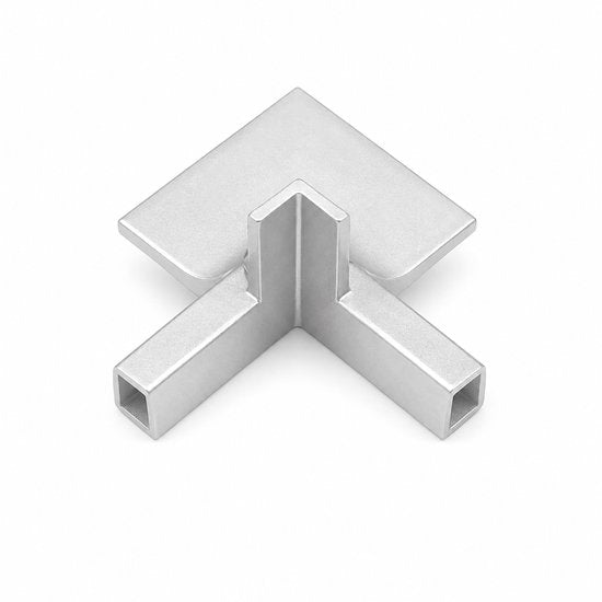 Profielenloods – Buitenhoek Hoekverbinding voor Wandaansluitprofiel – Zilver – 1 Stuks - afbeelding 2