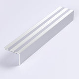 Profielenloods - Zelfklevend Trapprofiel 24,5MM x 35MM Mat Zilver - lengte 1,50 meter - afbeelding 3