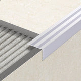 Profielenloods - Zelfklevend Trapprofiel 24,5MM x 35MM Mat Zilver - lengte 1,50 meter - afbeelding 1