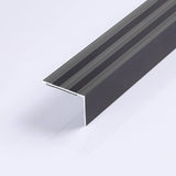 Zelfklevend Trapprofiel 24,5MM x 35MM Mat Gun metal - lengte 1,50 - afbeelding 3