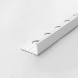 Aluminium Glans Wit Tegelprofiel 12,5mm - lengte 2,50 meter - afbeelding 3