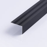 Zelfklevend Trapprofiel 24,5MM x 35MM Mat Zwart - lengte 1,50 meter - afbeelding 3