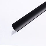 Aluminium Wandaansluitprofiel/Aanrechtprofiel Mat Zwart - 1 meter - afbeelding 1