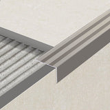 Zelfklevend Trapprofiel 24,5MM x 35MM Mat Titanium - lengte 1,50 meter - afbeelding 1