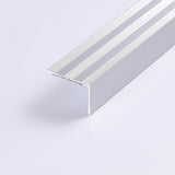 Profielenloods - Zelfklevend Trapprofiel 24,5MM x 35MM Mat Zilver - lengte 1,50 meter - afbeelding 4
