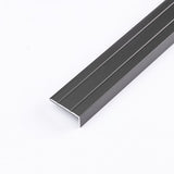 Zelfklevend Trapprofiel 10MM x 24MM Mat Antraciet - lengte 1,50 meter - afbeelding 2