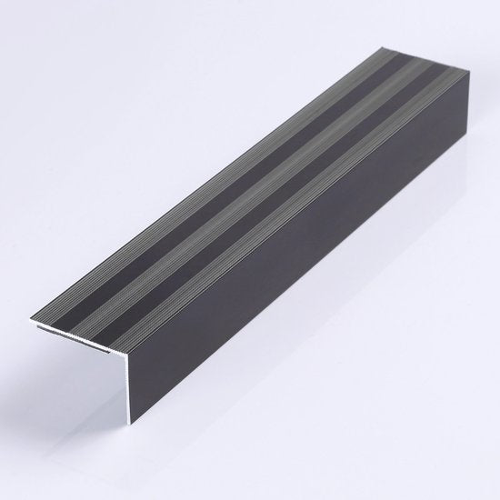 Zelfklevend Trapprofiel 24,5MM x 35MM Mat Antraciet - lengte 1,50 meter - afbeelding 3