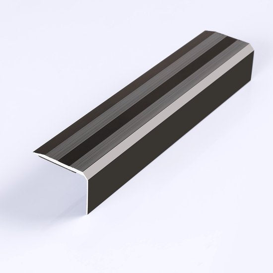 Zelfklevend Trapprofiel 32MM x 45MM Gun metal - lengte 1,50 meter - afbeelding 3