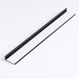 Zelfklevend Trapprofiel 10 MM x 24MM Mat Zwart - lengte 1,50 meter - afbeelding 3