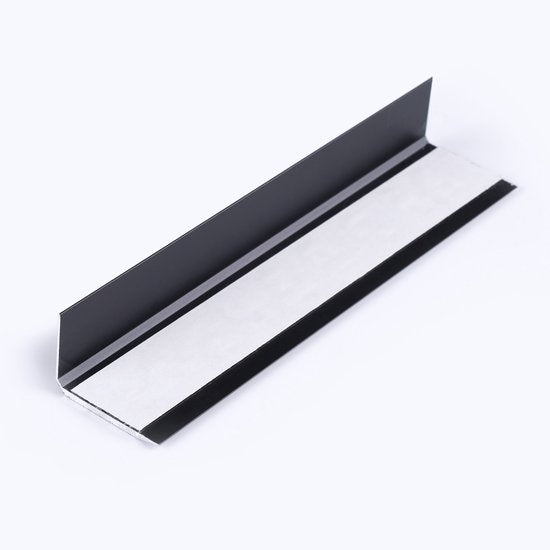 Profielenloods - Zelfklevend Trapprofiel 32MM x 45MM Mat Gun metal - lengte 1,50 meter - afbeelding 3