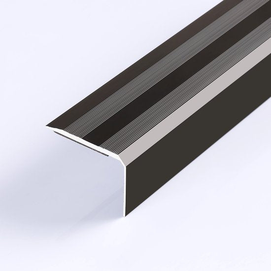 Zelfklevend Trapprofiel 32MM x 45MM Gun metal - lengte 1,50 meter - afbeelding 2