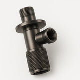 Profielenloods - Hoekstopkraan Gun Metal 1/2 x 3/8 - afbeelding 1