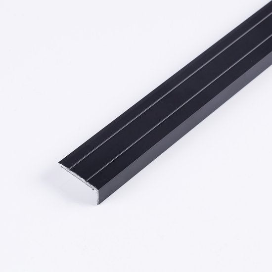 Zelfklevend Trapprofiel 10 MM x 24MM Mat Zwart - lengte 1,50 meter - afbeelding 4