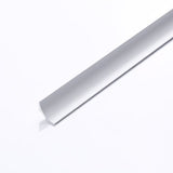 Aluminium Wandaansluitprofiel/Aanrechtprofiel Mat Wit 2,50m - afbeelding 1