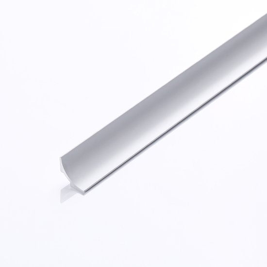 Aluminium Wandaansluitprofiel/Aanrechtprofiel Mat Wit 2,50m - afbeelding 1