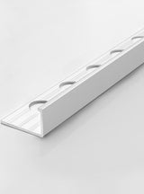 Aluminium Glans Wit Tegelprofiel 10mm - lengte 2,50 meter - afbeelding 3