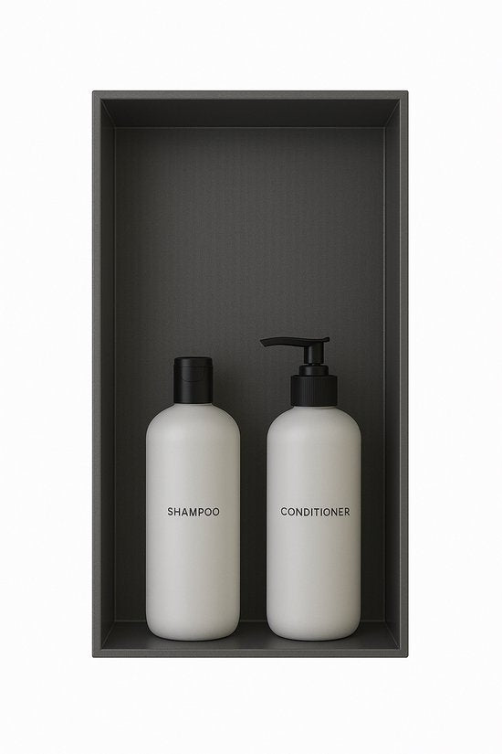 Profielenloods - Inbouwnis - Gunmetal - 60 x 30 x 8,5cm - RVS - afbeelding 2