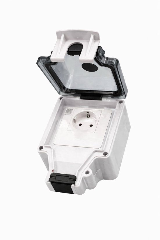 Profielenloods - Buitenstopcontact Enkel Stopcontact - IP66 Stopcontact Waterdicht - Stopcontact Buiten - afbeelding 1