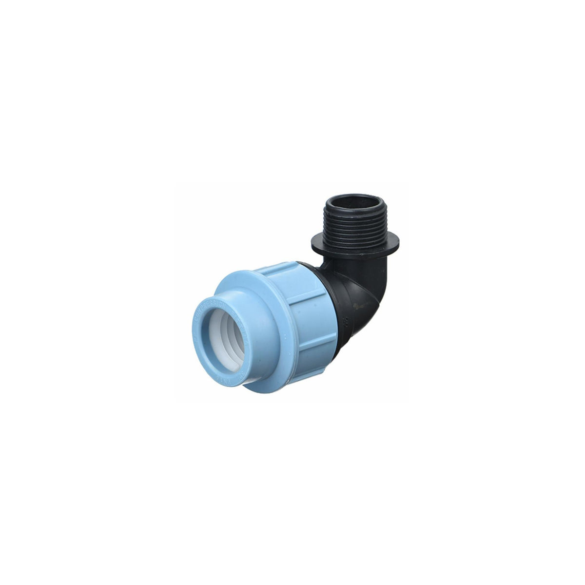 PE knie koppeling met buitendraad Elbow 40 x 1-1/4" - Tyleen koppeling | Profielenloods.nl (voorbeeldafbeelding)