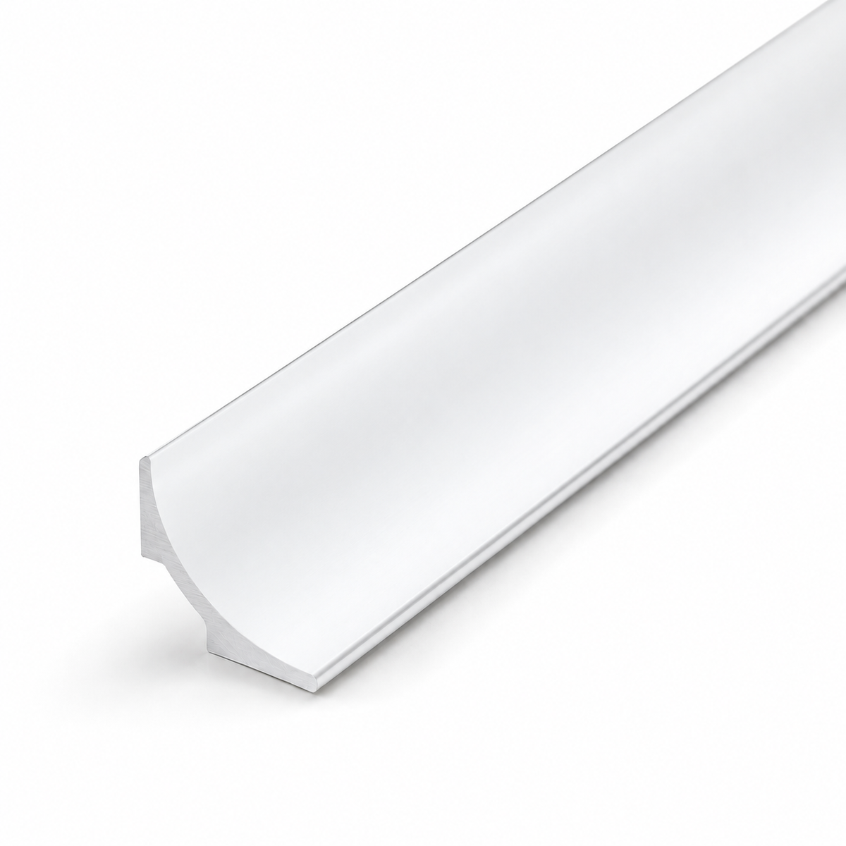 Profielenloods - Aluminium Wandaansluitprofiel / Aanrechtprofiel - Mat Wit – 3 meter